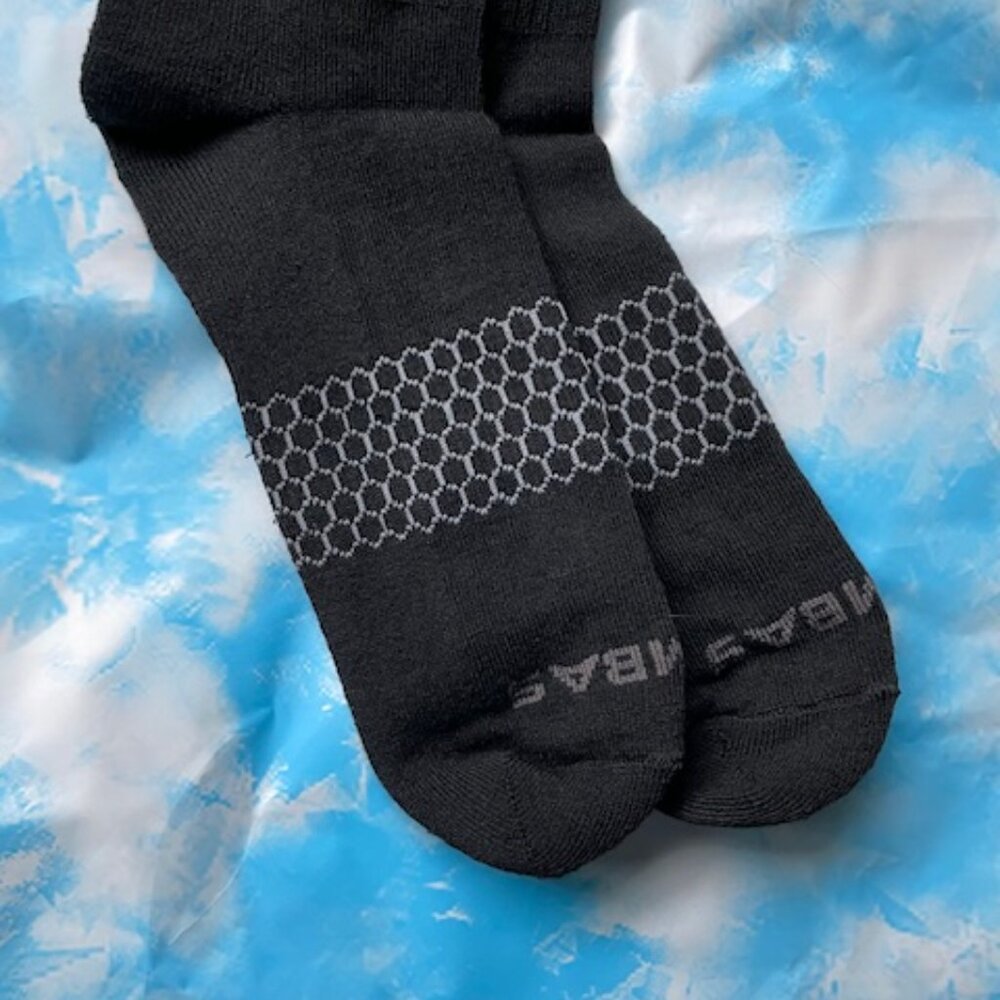 Large Bombas Socks Bundle x 10 pairs Half Calf Black MENS ATHLETIC DEAL NWT - Picture 10 of 10